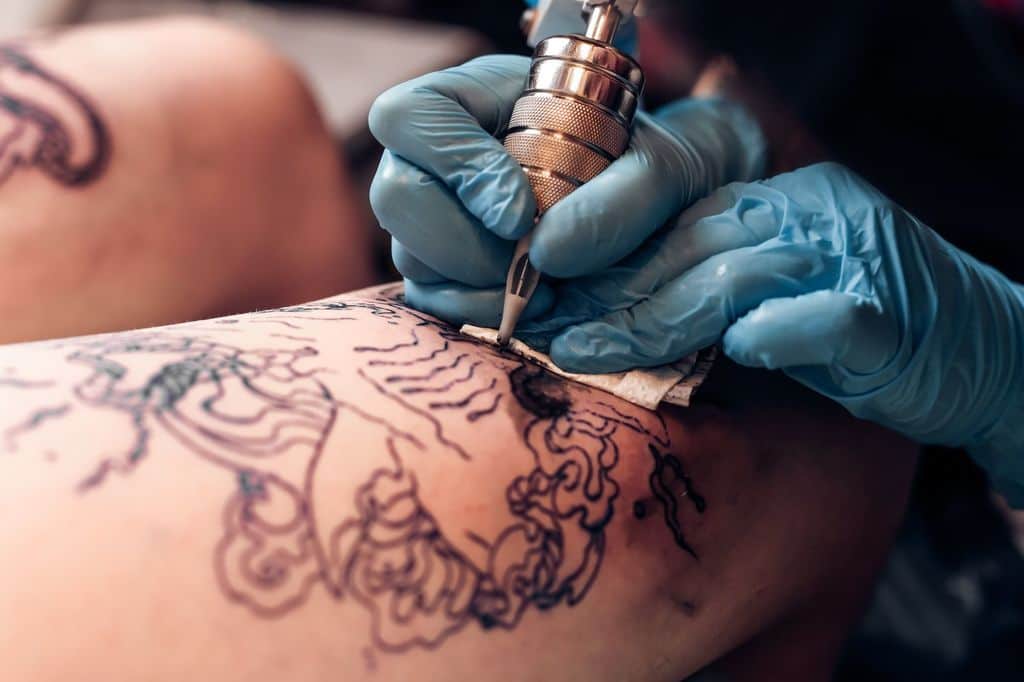 First attempt at tattooing a rose Thomas Greyscale Tattoo Studio Anaheim  California IG tomkatt2  rTattooApprentice
